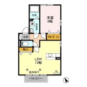 グランモア Aの間取り画像