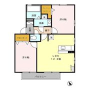 リビングタウン上野台 Bの間取り画像