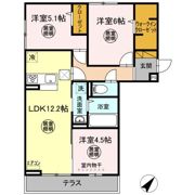 リリー アネラの間取り画像