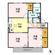 ソレアード Aの間取り画像