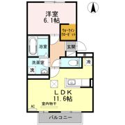 メゾン榎田の間取り画像