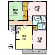 サンハイム西海の間取り画像