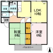 アムール D棟の間取り画像