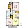 マーサ・Ⅱ A棟の間取り画像