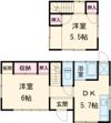 浦田貸家の間取り画像
