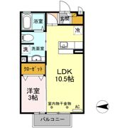 Recente ひがのの間取り画像