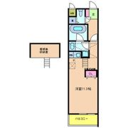 聚楽荘立花の間取り画像