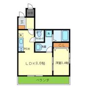 ONLYONE宝塚の間取り画像