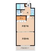 イーグルハイツ宮町の間取り画像