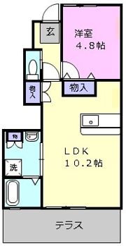 プレタメゾン伍号館の間取り画像