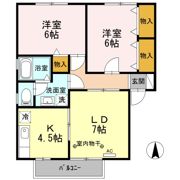 グランドール沢村 Aの間取り画像