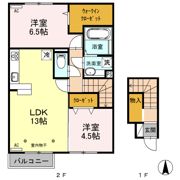 パルムドール Cの間取り画像