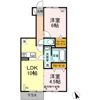 クレールシャンブル Ⅱの間取り画像