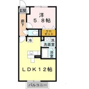 アンソレイエ Cの間取り画像