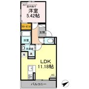 ロイヤルレジデンスAの間取り画像