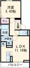 ロイヤルレジデンスAの間取り画像
