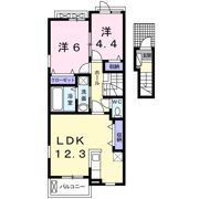 サン・ボヌール西条 Ⅱの間取り画像