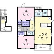 ヴェラルーナ名張Ⅰの間取り画像