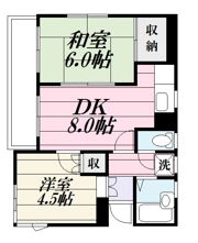 ロイヤルエモンド松戸の間取り画像