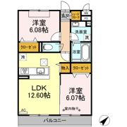 Kーコーポの間取り画像