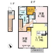 グランソレイユの間取り画像