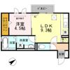 cle du bonheur(ｸﾚﾄﾞﾎﾞﾇｰﾙ) 2番館の間取り画像