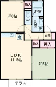 セジュールスールの間取り画像