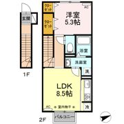 メルベーユの間取り画像