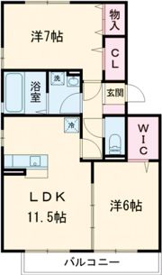 ポワール・M B棟の間取り画像