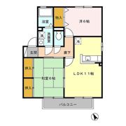 プラージュTOJIKI B棟の間取り画像