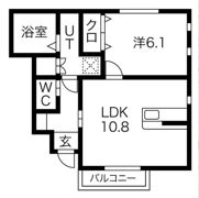 diamant deuxの間取り画像
