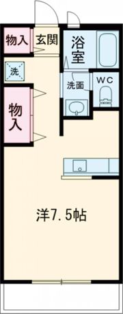 サンパレスBの間取り画像