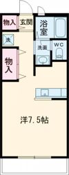 サンパレスBの間取り画像