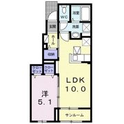 ユメゾン 南の間取り画像