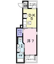 デュピエールEastの間取り画像