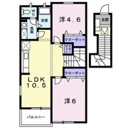ラシーヌⅢ弐番館の間取り画像