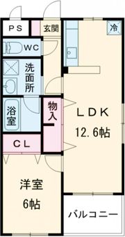 シャトー花久保の間取り画像