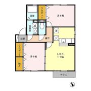 クレールSAGA A棟の間取り画像