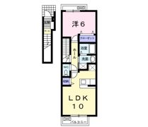 プロムナードⅢの間取り画像