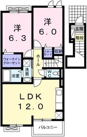 シャン・ド・フルールの間取り画像