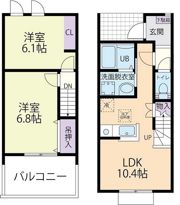 La Poire（ラ プワール）Bの間取り画像