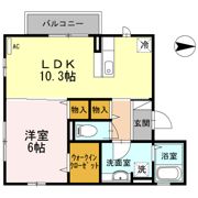 ナデシコの間取り画像