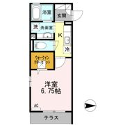 シェルハウス上中里 Bの間取り画像