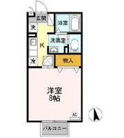 セジュール学園通の間取り画像