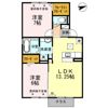 アリビオ東日野の間取り画像