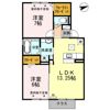 アリビオ東日野の間取り画像
