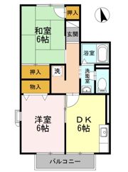 カーサセレーノ A棟の間取り画像