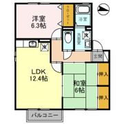 カサブランカ Ⅰの間取り画像
