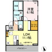 ひまわりⅡ B棟の間取り画像