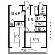 メモリアルOGISOの間取り画像